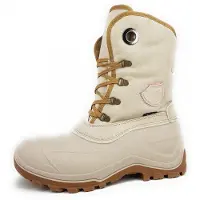 Spirale F092190SPI 01705800 : Bottines plates pour femmes, modèle à lacets, couleur beige, style décontracté