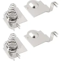 ECSiNG : 2 bornes de connexion pour batteries, ressorts de contact pour consoles de jeux. Compatible avec Gam