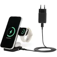 Amazon Basics A. Station de charge MagSafe, chargeur sans fil 3-en-1 Qi2