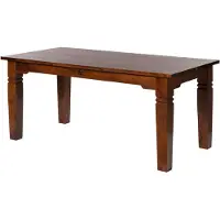 MASSIVMOEBEL24.DE MASSIVMOEBEL24 | Table à manger 160x90 Acacia laqué Nougat OXFORD #603
