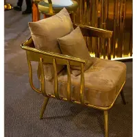 AEA Design Sessel Metall Lounge Club Garnitur Stuhl Stühle Relax Gruppe
