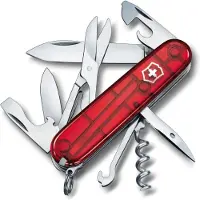 Victorinox Climber rouge transparent 1.3703.T couteau suisse