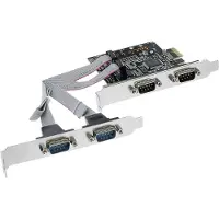 InLine Carte d'interface 4x série 9 pôles PCIe PCI-Express