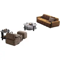 AEA Exklusive Wohnzimmer Garnitur Sofas Edler Couchtisch Beistelltisch