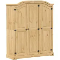 vidaXL Armoire Corona 151,5x52x186 cm Pin massif
