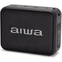 Aiwa Haut-parleur Bluetooth sans fil portable BS-200BK, technologie True Wireless Stereo