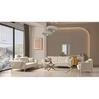 AEA Couchgarnitur Moderner Stil Designermodell Beige Wohnzimmer