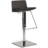 AEA Luxuriöser Barhocker Designer Loungehocker Sitzmöbel Chromgestell
