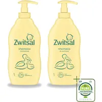Zwitsal 2 flacons de shampooing doux pour bébé , 400 ml chacun - Pack économique - 2 pièces