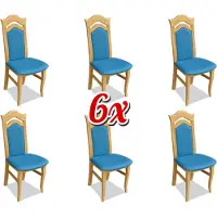 Xl Moebel Gmbh Set Stuhl Garnitur Sitz Polster Wohnzimmer Holz 6x Stühle Ess Zimmer Gruppe