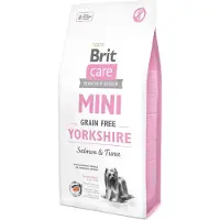 Brit Care Grain Free Mini Yorkshire - Saumon & thon, sans céréales, pour Yorkshire - 2 x 7 kg