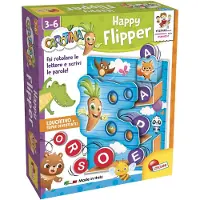 Liscianigiochi Lisciani Giochi 97098 Happy Flipper, un jeu d'action pour l'apprentissage, de la gamme Prime Paroline