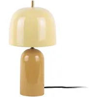 Present Time Leitmotiv - Lampe de table Rico - couleur ocre - Ø20cm Lampe de table - Lampe de chevet, salon, chambre à coucher