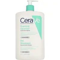 CeraVe Cleansers Foaming Cleanser gel moussant purifiant pour peaux normales à grasses 976 ml