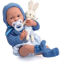 JC Toys , poupée "La Newborn" pour nouveau-nés, 38 cm, en vinyle souple, collection R