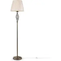 Maytoni Lampadaire, métal, laiton beige, E14, H 165cm