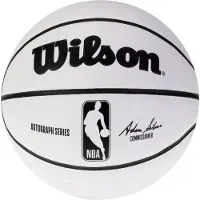 Wilson Nba Autograph Basketball Adam Silver Size 3 Men Sports Equipment White En Taille:One Size