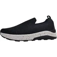 Waldlaufer H-Charlie : chaussures basses pour femmes, modèle "slipper", couleur noire, pour un usage quotidien