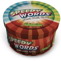 CreativaMente - Jeu de mots "Speedy Words" en boîte, dimensions : SW-cm