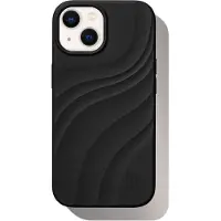 IDEAL OF SWEDEN Coque Soft Swirl Silicone MagSafe pour Apple iPhone 17e / 16e / 15 / 14 / 13 - Velvet Black