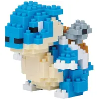 Nanoblock Jeu de construction Pokémon Blastoise/Turtok, 220 pièces, favorise la motricité fine