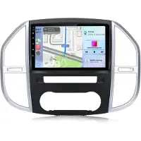 Hexinex Autoradio Android 15 10 pouces, compatible Carplay, 4+64 Go, pour Mercedes-Benz Vito W447 (2014-2022), avec GPS, Wi-Fi, Bluetooth, commandes au volant (SWC), FM, RDS, DSP et DAB+