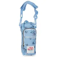 Pepe Jeans Sac bandoulière Olivia, bleu clair, 8 x 22,5 x 8 cm, en polyester, capacité de 1,44 litre, de la marque Joumm