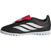 Adidas Chaussures de football pour enfants unisexe Predator Club, avec languette rabattable, adaptées aux terrains synthétiques