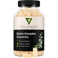 IK-Handelsgruppe Vita Elements Gummies Complexe Biotine 60 pièces Complément alimentaire
