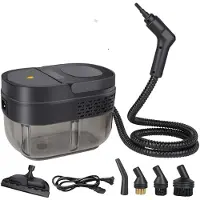 OEM Nettoyeur vapeur, capacité de 1600 ml, contrôle de la vapeur réglable, couleur noire