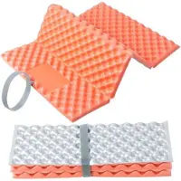 Benza Coussin de siège pliable en mousse Benzoa – résistant à l'eau, durable et peu encombrant, avec bord renforcé, idéal pour le camping, la randonnée et les pique-niques