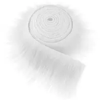 OEM Fourrure synthétique pour travaux manuels - Douce et moelleuse - Idéale pour les costumes et la décoration - Blanche - 5 x 150 cm