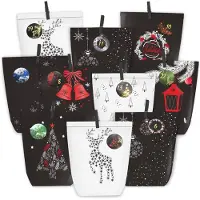 OEM Calendrier de l'Avent à remplir - 24 sachets en papier avec des autocollants numérotés - À personnaliser soi-même