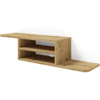 Homlando Meuble TV DEDAL 90 cm ARTISAN CHÊNE Étagère pour téléviseur