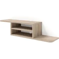 Homlando Meuble TV DEDAL 90 cm en chêne SONOMA avec étagère pour téléviseur
