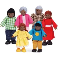 Hape - E3501 - Jeu D'imitation En Bois - Maison De Poupées - Famille