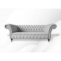 Xl Moebel Gmbh Chesterfield 3Sitzer Weiß Wohnzimmer Modern Design Sofa Kreative Möbel Stoff