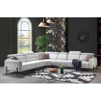 Xl Moebel Gmbh Weiße L-Form Eckcouch Designer Stoffsofa Luxuriöse Edle Wohnlandschaft