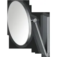 Keuco iLook_move, Miroir de soins de beauté, sans éclairage, rond, montage mural, 17612130000
