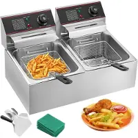 Vevor Friteuse 12L Electrique Inox