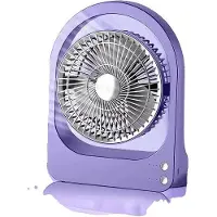 OEM Ventilateur de bureau, inclinable, 3 vitesses, couleur violette