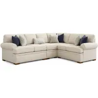 AEA Beiges Ecksofa L-Form Bequem Weich Modern Hochwertig Wohnzimmer Groß