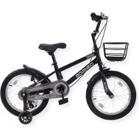 Buxibo - Vélo d'enfant pour garçons - Borneo - 16 pouces - Noir