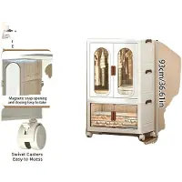OEM Boîte de rangement, multifonctionnelle, design pliable, blanche - 58-2
