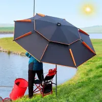 Sonstiges Parasol de plage, extérieur, 200 cm, avec système anti-vent