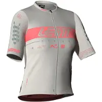 Leatt Endurance 6.0 Short Sleeve Jersey Gris M Femme
