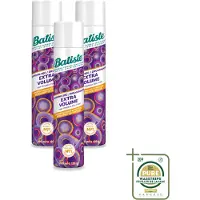 Batiste 3 flacons de shampoing sec Extra Volume - 200 ml - Pack économique - 3 pièces