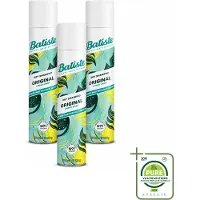 Batiste 3 x Shampooing sec Original - Parfum frais classique - 200 ml - Lot de 3