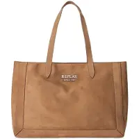 Replay sac à épaule Shoulder Bag Dark Beige brun