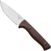 Benchmade SlipRidge Fixed 15650, Stonewashed CPM MagnaCut, Stabilized Wood, couteau de chasse